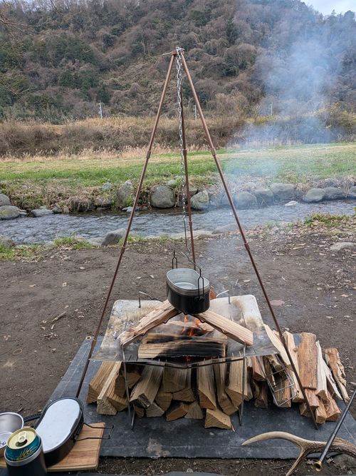 やっぱりここなのよ 愛川町 ソロキャンプ フリーサイト ひげさんさんのキャンプブログ CAMPiii（キャンピー） -キャンプ専用SNS キャンプのすべてがここに集まる-