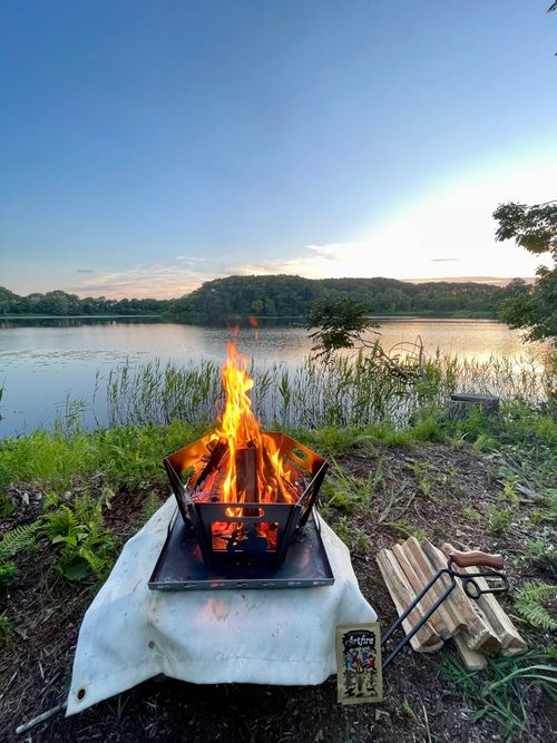 ロケーション最高のプレミアムプライベートサイト🏕️ 大沼フィッシングパーク (大沼野営場) ファミリーキャンプ グループキャンプ 区画サイト オートサイト Train Photographer TAKAさんのキャンプブログ CAMPiii（キャンピー） -キャンプ専用SNS キャンプのすべてがここに集まる-