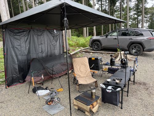 TENKU CAMP BASE 奥武蔵 TENKU CAMP BASE 奥武蔵 ソロキャンプ 区画サイト オートサイト かとかとさんのキャンプブログ CAMPiii（キャンピー） -キャンプ専用SNS キャンプのすべてがここに集まる-