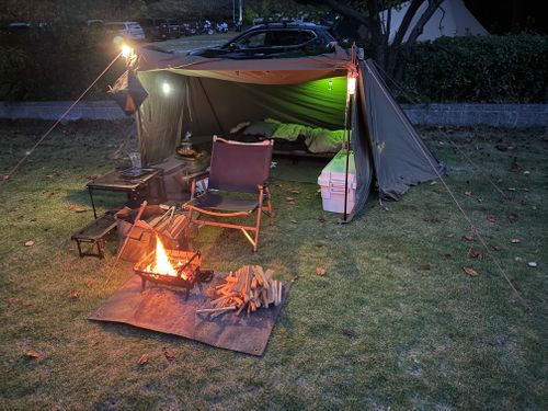 キャンプシーズン突入🏕️ サウンド波間田キャンプ場 ソロキャンプ フリーサイト まーくんさんのキャンプブログ CAMPiii(キャンピー) -キャンプ専用SNS キャンプのすべてがここに集まる-
