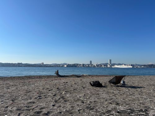 東京湾に残された唯一の自然島にてチェアリング 猿島 ソロキャンプ フリーサイト Genさんのキャンプブログ CAMPiii（キャンピー） -キャンプ専用SNS キャンプのすべてがここに集まる-