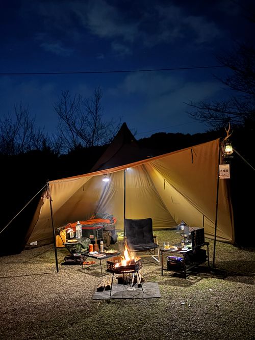 TOP画を『タヌキ』にしたら、メインがなくなるので『桜』にする！ くつわ池自然公園キャンプ場 ソロキャンプ フリーサイト とのさんのキャンプブログ CAMPiii（キャンピー） -キャンプ専用SNS キャンプのすべてがここに集まる-