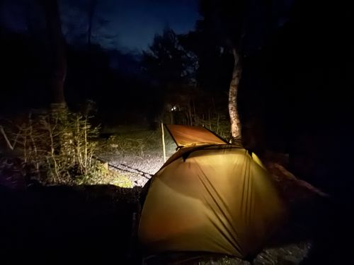 春の夏日キャンプ 丸火自然公園グリーンキャンプ場 ソロキャンプ 区画サイト まっつんさんのキャンプブログ CAMPiii（キャンピー） -キャンプ専用SNS キャンプのすべてがここに集まる-