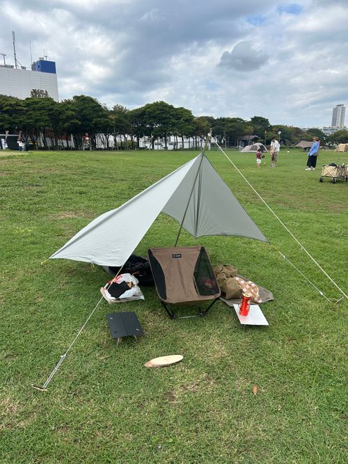 サックっとDAYキャン うみかぜ公園 ソロキャンプ フリーサイト Genさんのキャンプブログ CAMPiii（キャンピー） -キャンプ専用SNS キャンプのすべてがここに集まる-