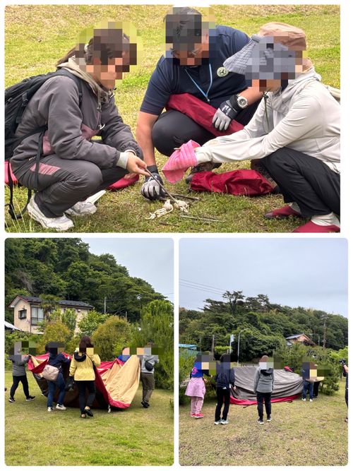 初挑戦‼️シーカヤックと24名の女性たち🩷初心者大歓迎のキャンプイベントだっちゃ🔰 松島自然の家(野外活動フィールド) Oniyomeさんのキャンプブログ CAMPiii（キャンピー） -キャンプ専用SNS キャンプのすべてがここに集まる-