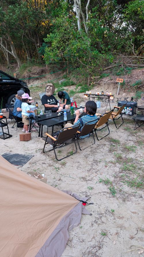 波間に消えた小僧と巨像 コースタルパークリトリート /Coastal Park RETREAT – RV & Campervan Site / ファミリーキャンプ グループキャンプ 区画サイト オートサイト ヒゲキャンさんのキャンプブログ CAMPiii(キャンピー) -キャンプ専用SNS キャンプのすべてがここに集まる-