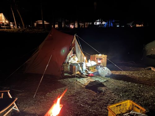 2026初キャンプ 玖珠町 グループキャンプ フリーサイト ミルさんのキャンプブログ CAMPiii（キャンピー） -キャンプ専用SNS キャンプのすべてがここに集まる-