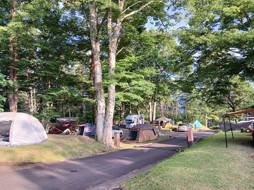7/19（日）年一回・恒例泊の前泊はキャンプで⛺ 美鈴湖もりの国 オートキャンプ場 ファミリーキャンプ キャンピングカー vios outdoor'sさんのキャンプブログ CAMPiii（キャンピー） -キャンプ専用SNS キャンプのすべてがここに集まる-