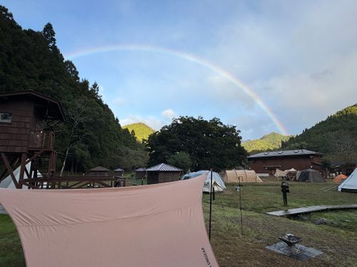 CAMPiii(キャンピー) yoji@campさんのキャンプブログ 虹🌈キャンプ 南光自然観察村