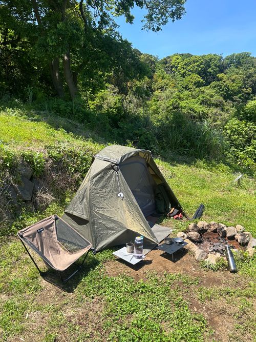 GWソロキャン堪能 GROVE camping hill ソロキャンプ フリーサイト Genさんのキャンプブログ CAMPiii（キャンピー） -キャンプ専用SNS キャンプのすべてがここに集まる-