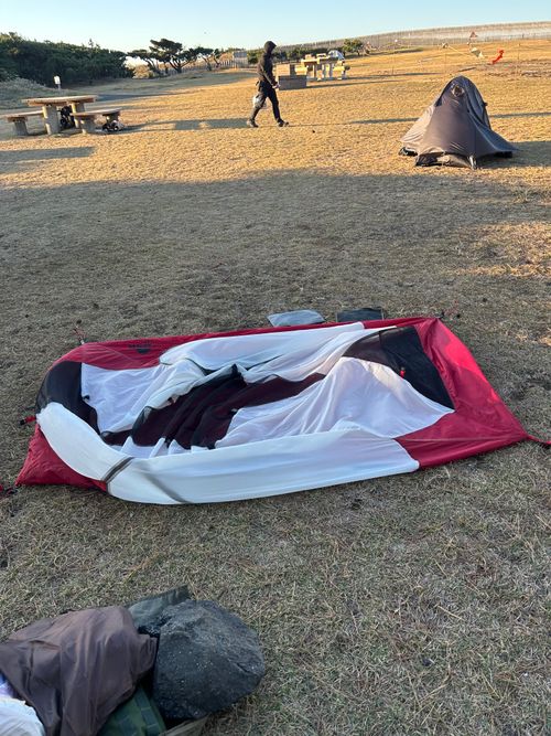 バックパックに憧れて、ついに決行 トウシキキャンプ場(野営場)無料 ソロキャンプ グループキャンプ フリーサイト Genさんのキャンプブログ CAMPiii（キャンピー） -キャンプ専用SNS キャンプのすべてがここに集まる-