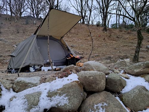 CAMPiii(キャンピー) すまいるキャンプさんのキャンプブログ 寒いキャンプ❄️ 宇美町昭和の森キャンプ場