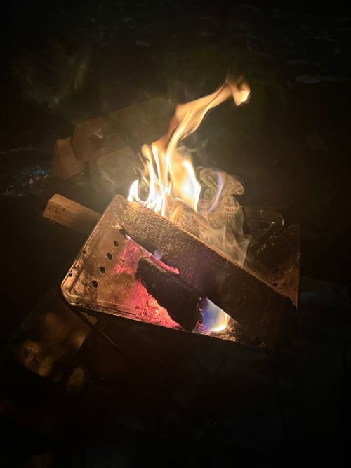 CAMPiii（キャンピー） ちはみなさんのキャンプブログ 久しぶりの焚き火🔥 ペンギン村 オートキャンプ場
