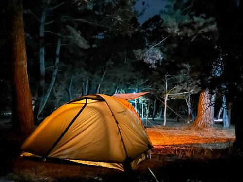 雨男。本当に今年最後キャンプ。 美浜町煙樹海岸キャンプ場 ソロキャンプ フリーサイト △kuuga△さんのキャンプブログ CAMPiii（キャンピー） -キャンプ専用SNS キャンプのすべてがここに集まる-