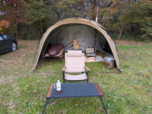 のんびり 那須たんぽぽ村キャンプ広場 ソロキャンプ フリーサイト 俺の酒場は野にあるさんのキャンプブログ CAMPiii（キャンピー） -キャンプ専用SNS キャンプのすべてがここに集まる-