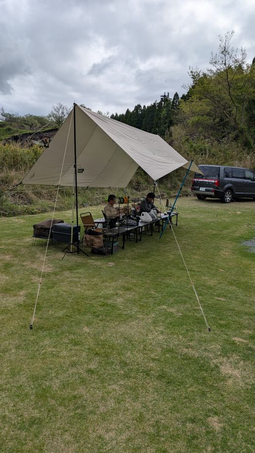 ハルの園遊会🍵 乙姫浪漫時間 ソロキャンプ グループキャンプ フリーサイト オートサイト ヒゲキャンさんのキャンプブログ CAMPiii（キャンピー） -キャンプ専用SNS キャンプのすべてがここに集まる-
