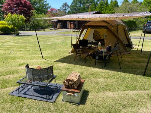 もう初夏の暑さ🥵だった､､､春おじキャン🏕️ 美鈴湖もりの国 オートキャンプ場 グループキャンプ ケイスケさんのキャンプブログ CAMPiii（キャンピー） -キャンプ専用SNS キャンプのすべてがここに集まる-