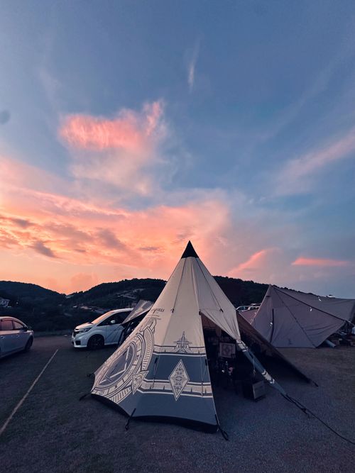 全力夏休み🌻大人だって遊び隊😤 牛窓Auto Camp Site海星の丘 skitさんのキャンプブログ CAMPiii（キャンピー） -キャンプ専用SNS キャンプのすべてがここに集まる-
