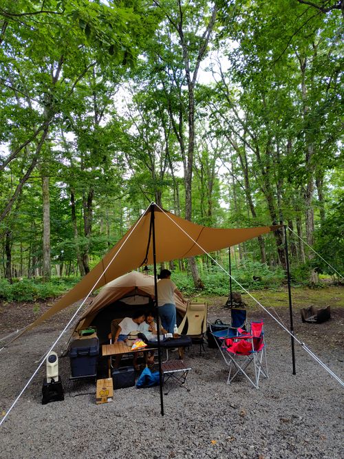 CAMP+iizuna　飯綱東高原キャンプ場 camp＋iizuna（キャンプラス飯綱） ファミリーキャンプ オートサイト ぽぽさんさんのキャンプブログ CAMPiii（キャンピー） -キャンプ専用SNS キャンプのすべてがここに集まる-