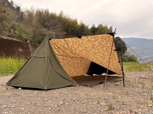 雨にも負けず😎♬ 前川キャンプ場 ソロキャンプ フリーサイト camping roll♪さんのキャンプブログ CAMPiii（キャンピー） -キャンプ専用SNS キャンプのすべてがここに集まる-