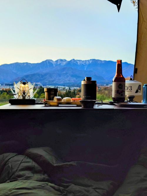 絶景を求めても、引きこもります いなかの風 ソロキャンプ 区画サイト hare75さんのキャンプブログ CAMPiii（キャンピー） -キャンプ専用SNS キャンプのすべてがここに集まる-