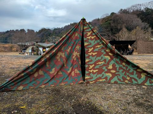 2025年   またしても 雨の軍幕祭り 角田大橋河川敷 ソロキャンプ フリーサイト ウエィダーさんのキャンプブログ CAMPiii（キャンピー） -キャンプ専用SNS キャンプのすべてがここに集まる-