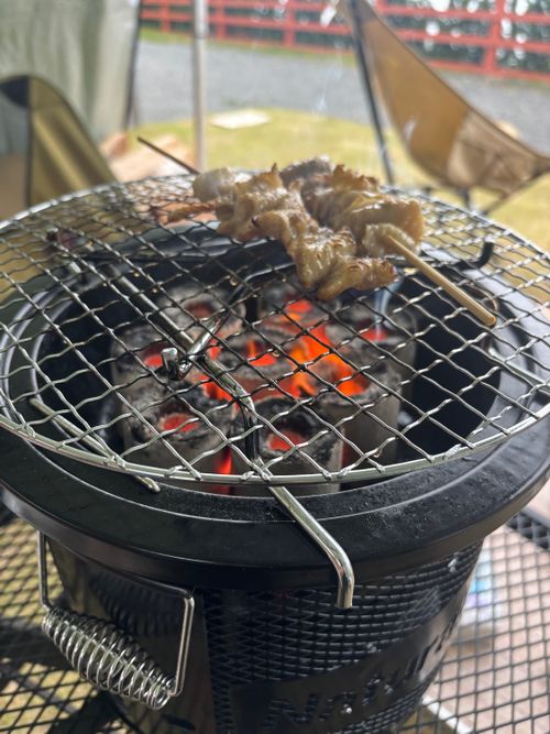 なんとか雨ももち😁 青戸ベイサイドヒルズ ファミリーキャンプ 区画サイト Kさんのキャンプブログ CAMPiii（キャンピー） -キャンプ専用SNS キャンプのすべてがここに集まる-