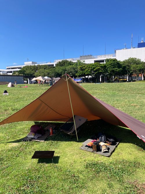 海の日DAYキャン うみかぜ公園 ソロキャンプ フリーサイト Genさんのキャンプブログ CAMPiii(キャンピー) -キャンプ専用SNS キャンプのすべてがここに集まる-