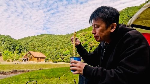 新緑の中で中華鍋キャンプ 白川渡オートキャンプ場 ソロキャンプ HOTさんのキャンプブログ CAMPiii（キャンピー） -キャンプ専用SNS キャンプのすべてがここに集まる-