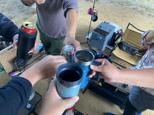 初の湖南は鬼ばかり？ （猪苗代湖 編） 江湖村キャンプ場 グループキャンプ フリーサイト FUNEさんのキャンプブログ CAMPiii（キャンピー） -キャンプ専用SNS キャンプのすべてがここに集まる-