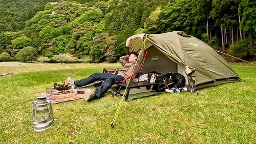 新緑の中で中華鍋キャンプ 白川渡オートキャンプ場 ソロキャンプ HOTさんのキャンプブログ CAMPiii（キャンピー） -キャンプ専用SNS キャンプのすべてがここに集まる-