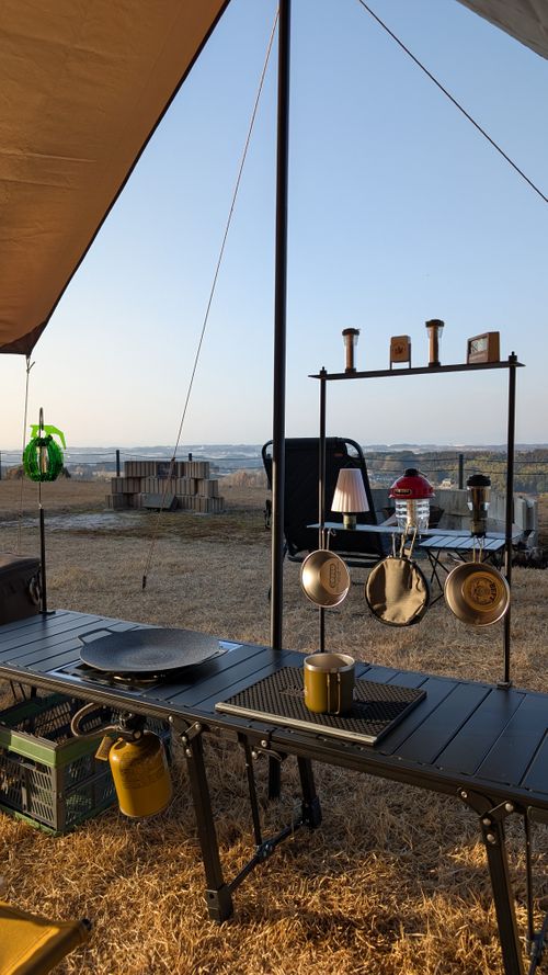 西海岸？🏄️いいえ、ここは西◯◯！ 阿蘇キャンプ Palm Park Adagio ソロキャンプ オートサイト ヒゲキャンさんのキャンプブログ CAMPiii（キャンピー） -キャンプ専用SNS キャンプのすべてがここに集まる-