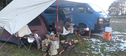 雪予報☃お籠りキャンプ予定が。。。ﾄﾎﾎ… 田園びより ファミリーキャンプ フリーサイト オートサイト 区画サイト sangさんのキャンプブログ CAMPiii（キャンピー） -キャンプ専用SNS キャンプのすべてがここに集まる-