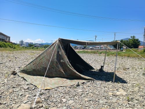 納車延期deデイキャンプ まえかわら橋 ソロキャンプ フリーサイト ウエィダーさんのキャンプブログ CAMPiii（キャンピー） -キャンプ専用SNS キャンプのすべてがここに集まる-