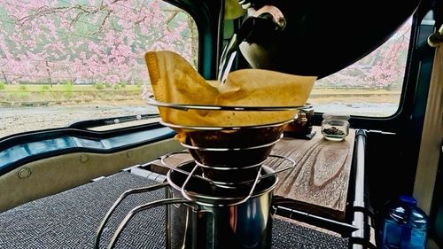 春の嵐！！車中飯で🌸花見🌸が快適。竹の子ご飯で春を満喫。 ソロキャンプ HOTさんのキャンプブログ CAMPiii（キャンピー） -キャンプ専用SNS キャンプのすべてがここに集まる-