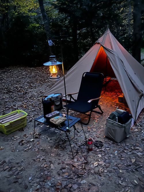 初ソロキャンプ 渓流園地 ソロキャンプ オートサイト RUGGED campさんのキャンプブログ CAMPiii（キャンピー） -キャンプ専用SNS キャンプのすべてがここに集まる-