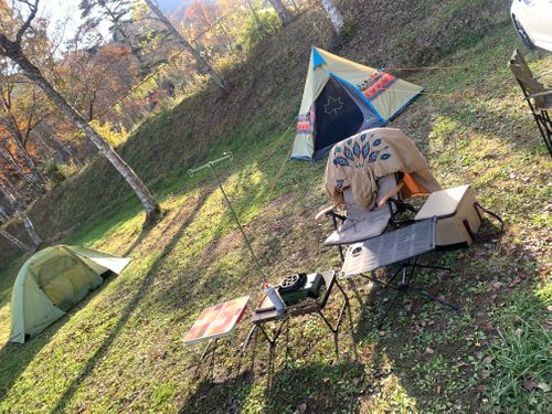 日本一の星空を求めて 銀河もみじキャンプ場 グループキャンプ オートサイト うてまるさんのキャンプブログ CAMPiii（キャンピー） -キャンプ専用SNS キャンプのすべてがここに集まる-