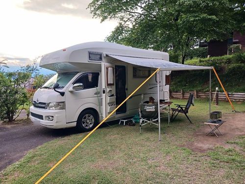 7/19（日）年一回・恒例泊の前泊はキャンプで⛺ 美鈴湖もりの国 オートキャンプ場 ファミリーキャンプ キャンピングカー vios outdoor'sさんのキャンプブログ CAMPiii（キャンピー） -キャンプ専用SNS キャンプのすべてがここに集まる-
