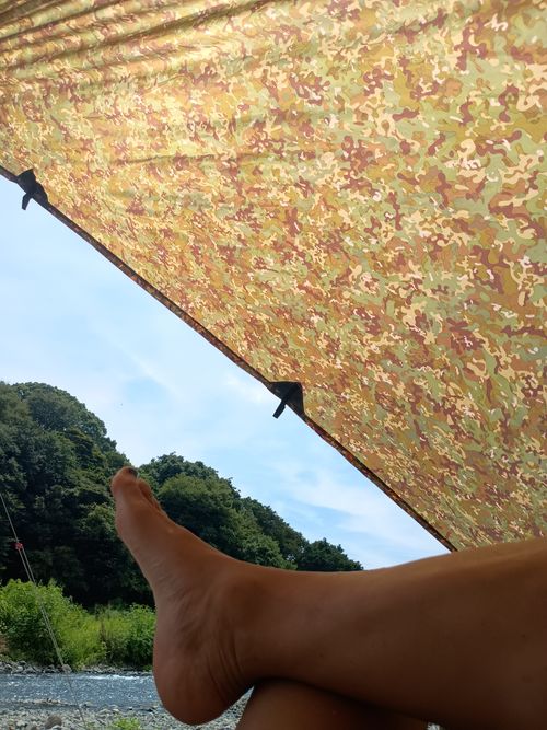 地元の川deデーキャンプ 金目川水道橋 ソロキャンプ フリーサイト ウエィダーさんのキャンプブログ CAMPiii（キャンピー） -キャンプ専用SNS キャンプのすべてがここに集まる-