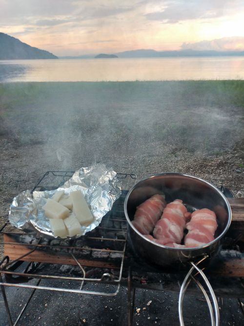 まーきの 高木浜オートキャンプ場 ソロキャンプ 区画サイト おっとまんSさんのキャンプブログ CAMPiii（キャンピー） -キャンプ専用SNS キャンプのすべてがここに集まる-