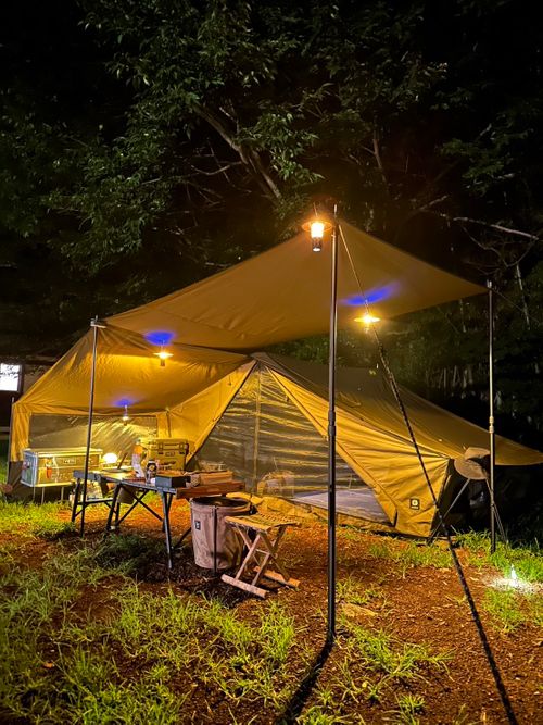 №80 キャンプ・ベアード ファミリーキャンプ 区画サイト 1711_Campさんのキャンプブログ CAMPiii（キャンピー） -キャンプ専用SNS キャンプのすべてがここに集まる-