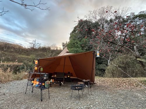 今年もお世話になりました！来年もたくさん遊んでくれぶーん！！ KAWAI VILLAGE CAMP ソロキャンプ 区画サイト とのさんのキャンプブログ CAMPiii（キャンピー） -キャンプ専用SNS キャンプのすべてがここに集まる-