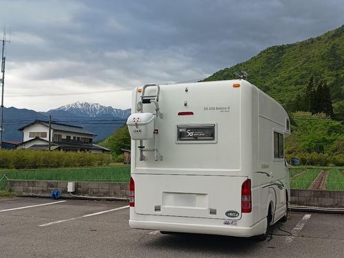 CAMPiii(キャンピー) vios outdoor'sさんのキャンプブログ 5/3(日) 痛車で白馬と♨を満喫する梯子旅...in 木崎湖♨ RVパークゆーぷる木崎湖畔の駅