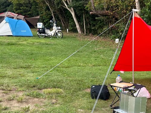 初めてのソロキャンプ2日目 リゾート大島 ソロキャンプ 区画サイト Aoさんのキャンプブログ CAMPiii(キャンピー) -キャンプ専用SNS キャンプのすべてがここに集まる-