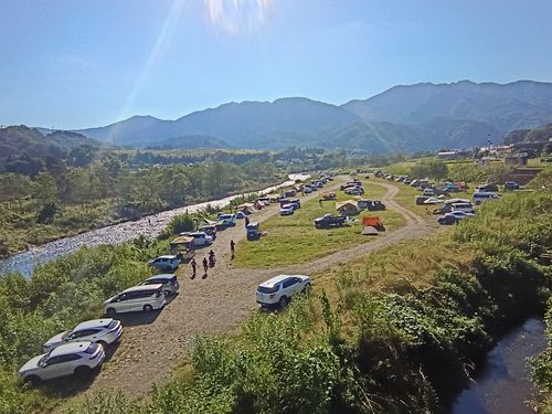 スポーツの日(アウトドア) 角田大橋河川敷 ソロキャンプ フリーサイト ウエィダーさんのキャンプブログ CAMPiii（キャンピー） -キャンプ専用SNS キャンプのすべてがここに集まる-
