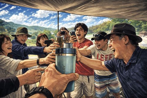 ダービー外したけど、キャンプ楽しかったからヨシ😆 ともえ川Park グループキャンプ FUNEさんのキャンプブログ CAMPiii（キャンピー） -キャンプ専用SNS キャンプのすべてがここに集まる-