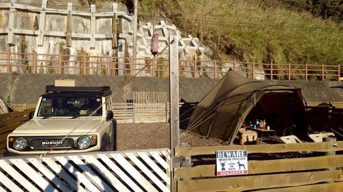 恒例の新春ファミキャン！ THE DOG DEPT GARDEN RESORT-安房白浜- ファミリーキャンプ グループキャンプ 区画サイト まーささんのキャンプブログ CAMPiii（キャンピー） -キャンプ専用SNS キャンプのすべてがここに集まる-