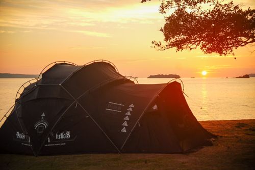 初の岬サイトでフルコース夏満喫プラン 能登島家族旅行村Ｗｅランド skitさんのキャンプブログ CAMPiii（キャンピー） -キャンプ専用SNS キャンプのすべてがここに集まる-