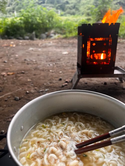 いつもの河原でのんびりデイキャン⛺️ 中津川 ソロキャンプ 441campさんのキャンプブログ CAMPiii(キャンピー) -キャンプ専用SNS キャンプのすべてがここに集まる-