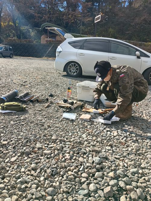 親子 de ポーランド合同演習 in小倉橋駐屯地 小倉橋下の河川敷 ファミリーキャンプ フリーサイト ウエィダーさんのキャンプブログ CAMPiii（キャンピー） -キャンプ専用SNS キャンプのすべてがここに集まる-